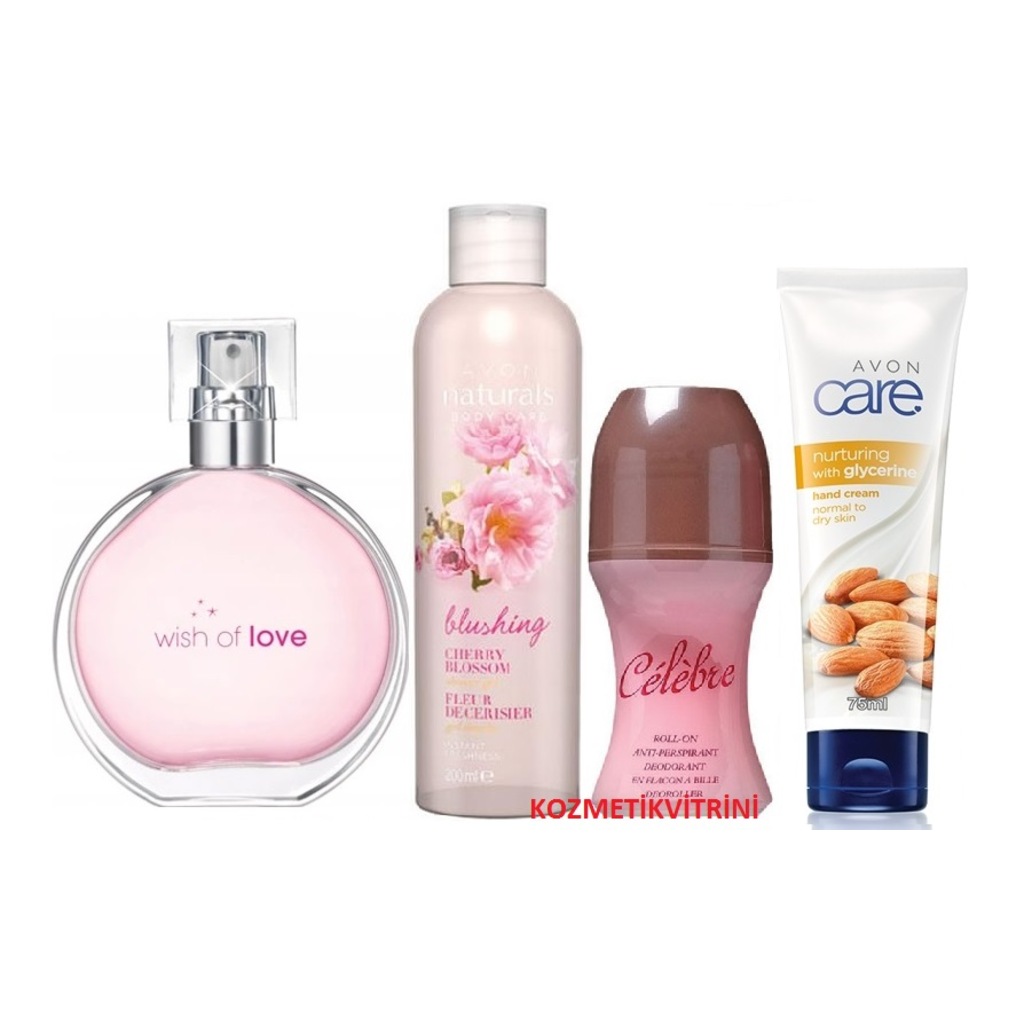 Avon Wish Of Love Bayan Parfüm Edt 50 Ml 4'lü Set Fiyatları ve Özellikleri