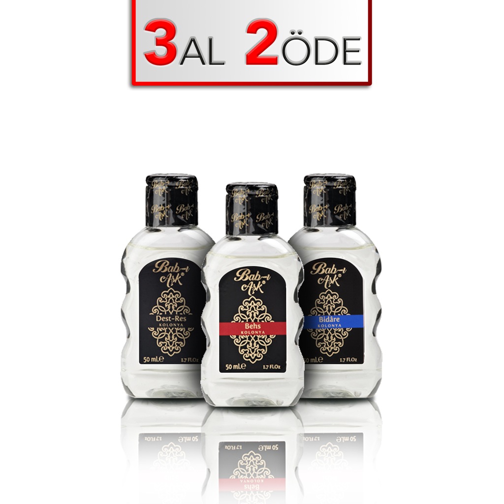 Bab-ı Aşk Parfümlü Kolonya - 50 ml - 3 Al 2 Öde