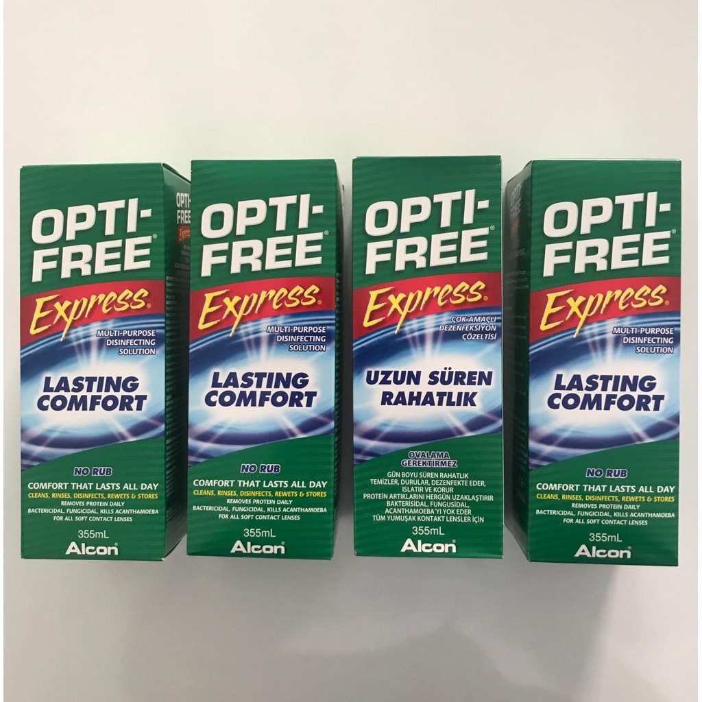 4 Adet optifree Express Lens Solüsyonu 355 Ml Skt12/2020