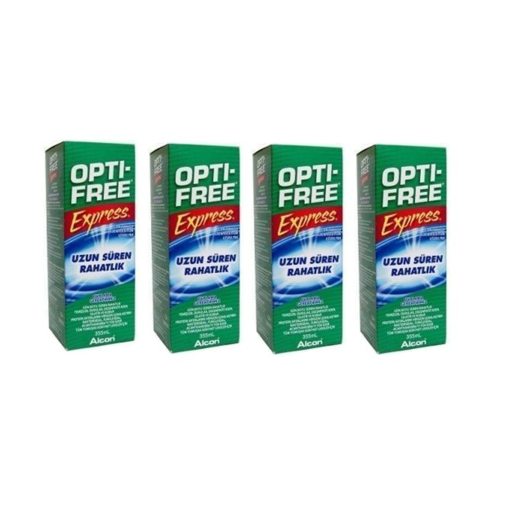 Optifree Express Lens Solüsyonu 355 Ml 4 Adet Skt02/2020