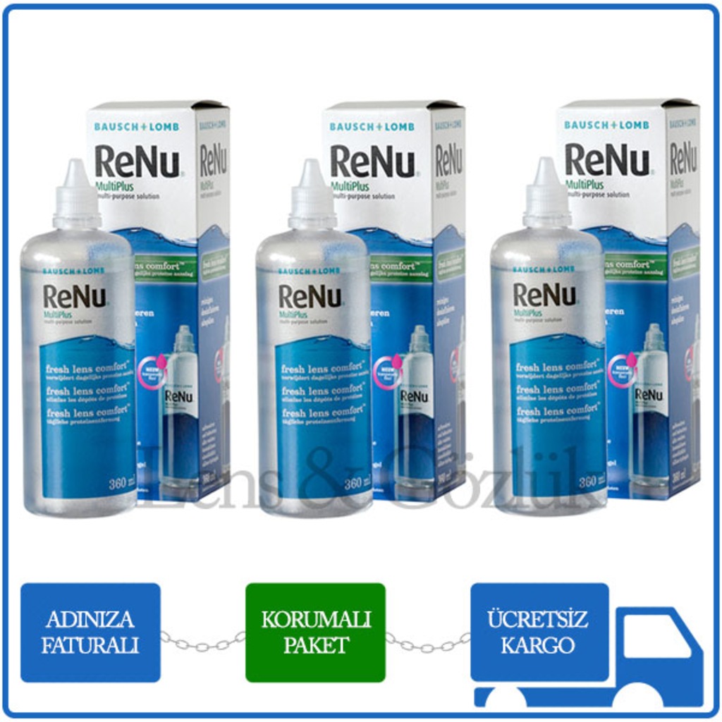 Renu 3 Adet 360 ml Lens Solüsyonu ( SKT: 11/2021)