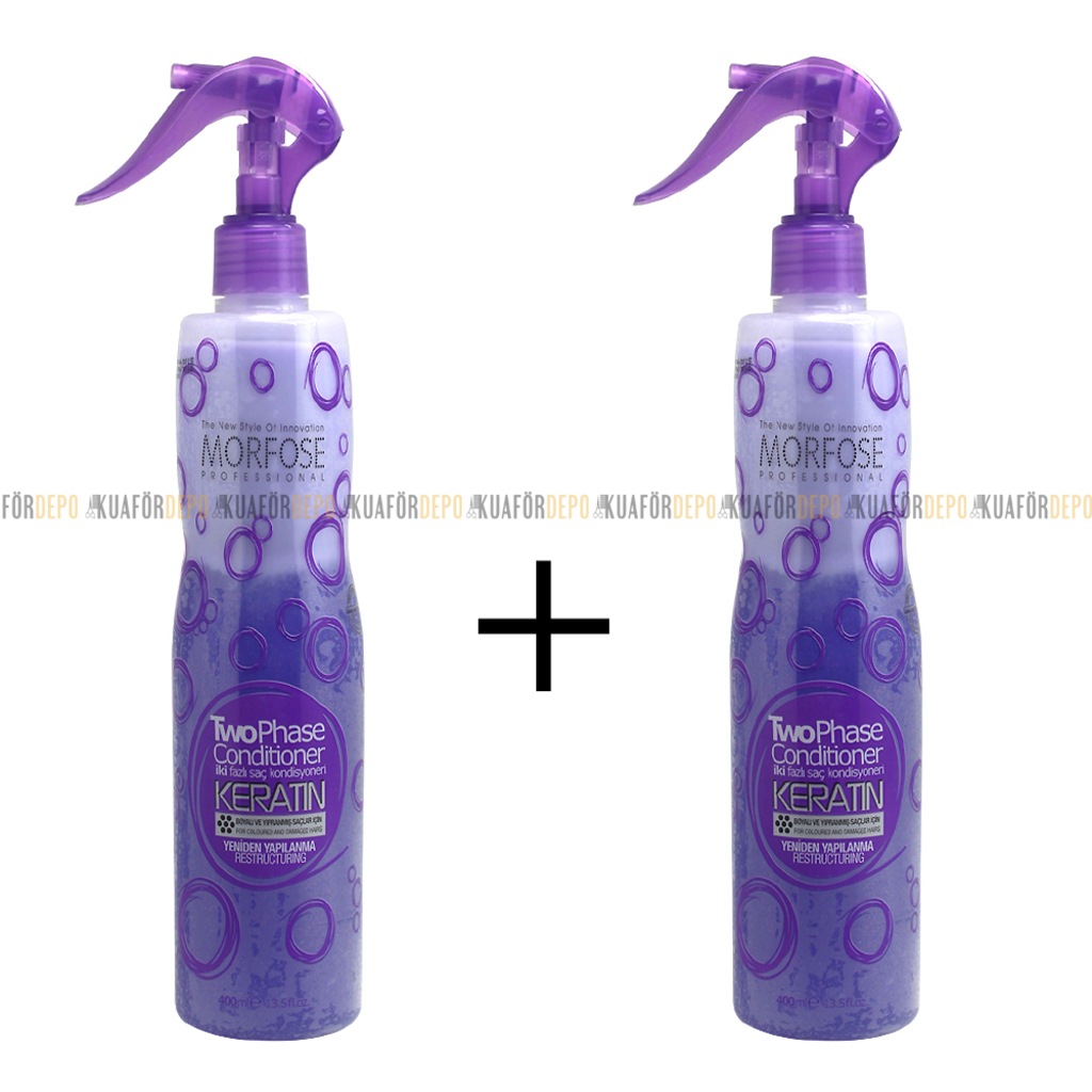 2x400ml. MORFOSE KERATİNLİ FÖN SUYU | YENİDEN YAPILANDIRMA