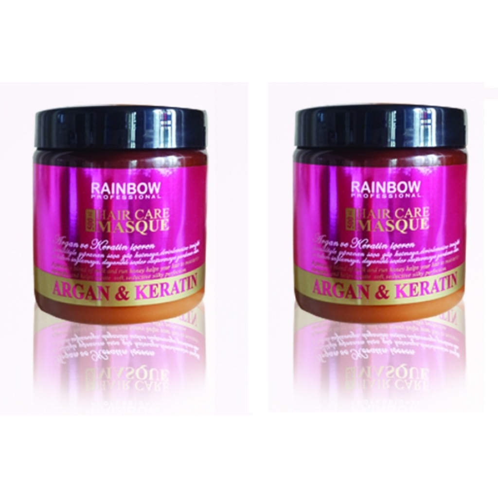 Rainbow Argan Keratin Saç Maskkesi 500ml + 500ml