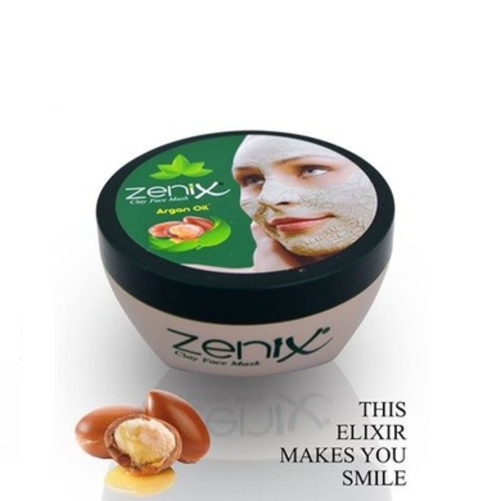 Zenix Argan Yağlı Doğal Kil Yüz Maskesi 350g