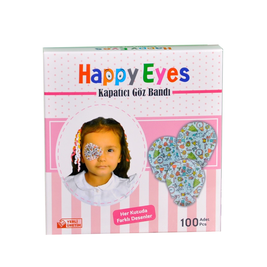 Happy Eyes Cocuk Goz Kapama Bandi 100 Luk Kutu Ekonomik Goz Pedi Fiyatlari Ve Ozellikleri