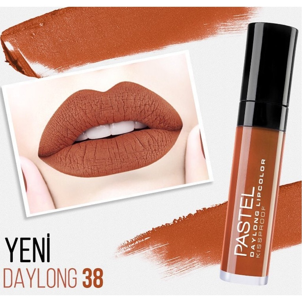 Pastel Daylong Lipcolor Kissproof Kalıcı Mat Ruj 38