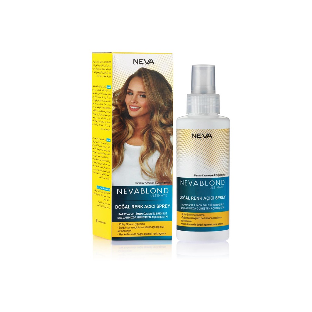 Nevablond Ultimate Doğal Renk Açıcı Sprey 150 ml.