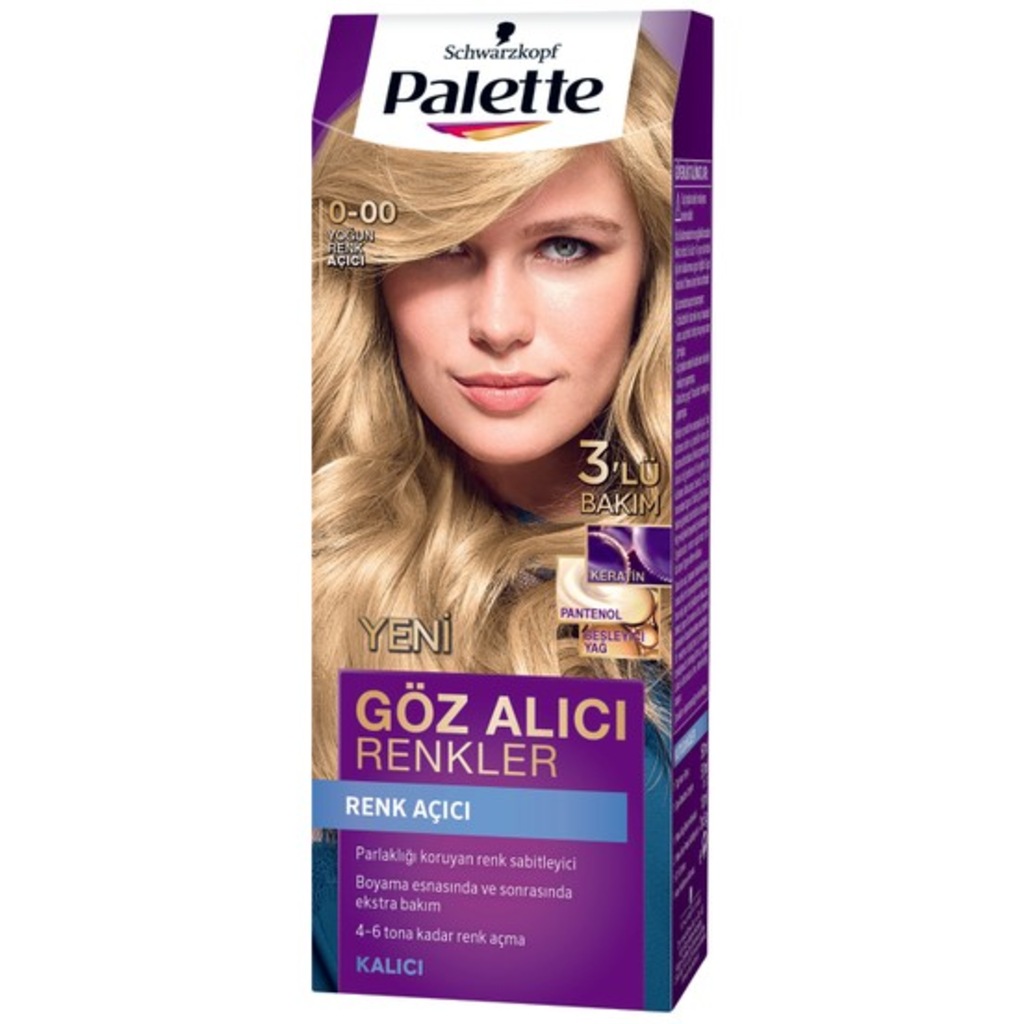 Palette Göz Alıcı Renkler Yoğun Renk Açıcı 0-00