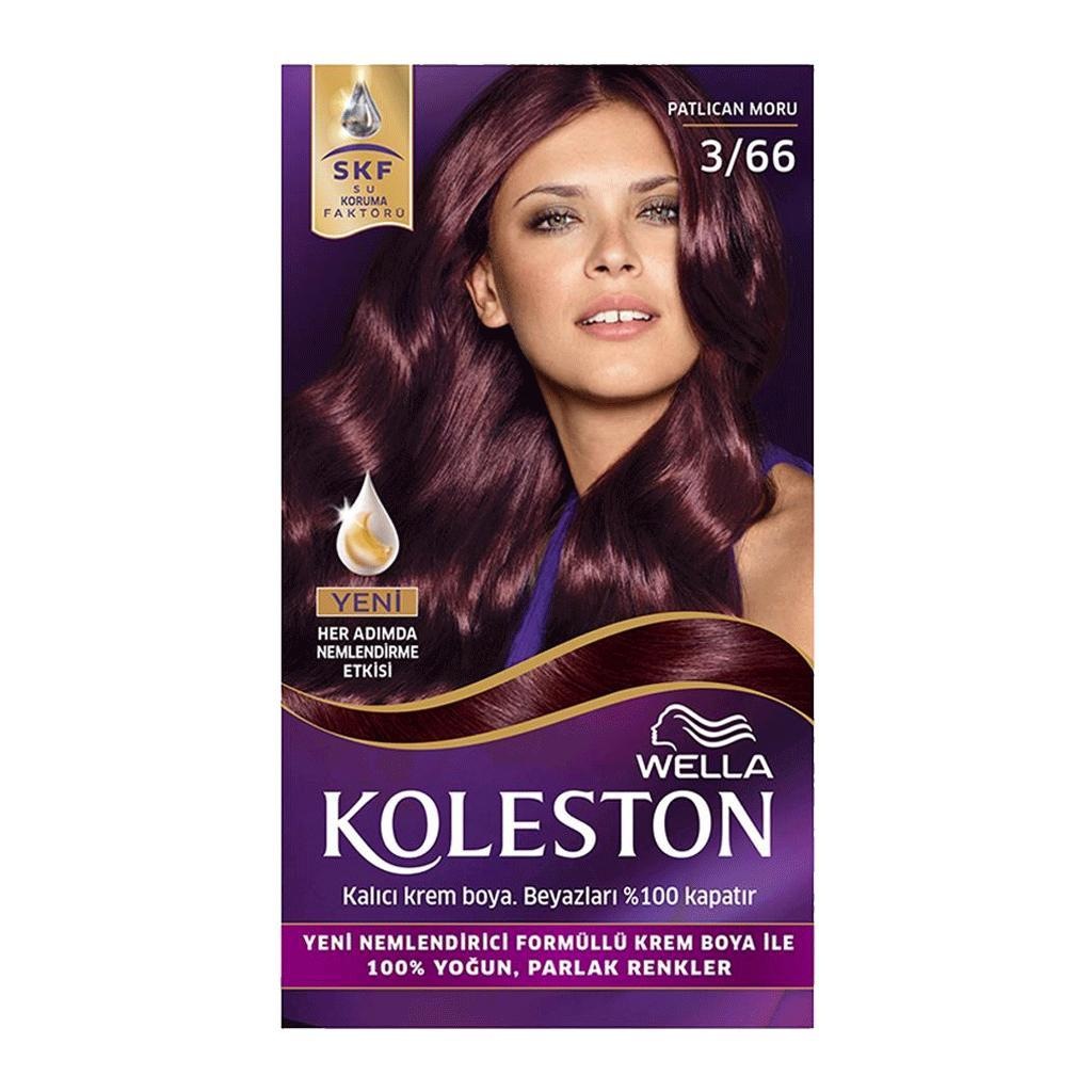 Koleston Set 3.66 Patlican Moru Saç Boyası Wella