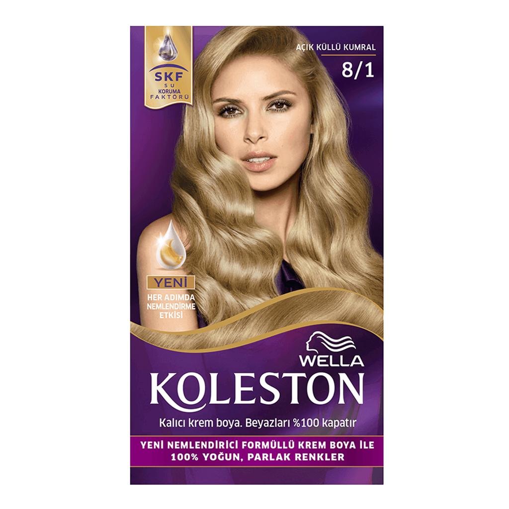 Koleston Set 8.1 Açık Küllü Kumral Saç Boyası Wella Fiyatları ve