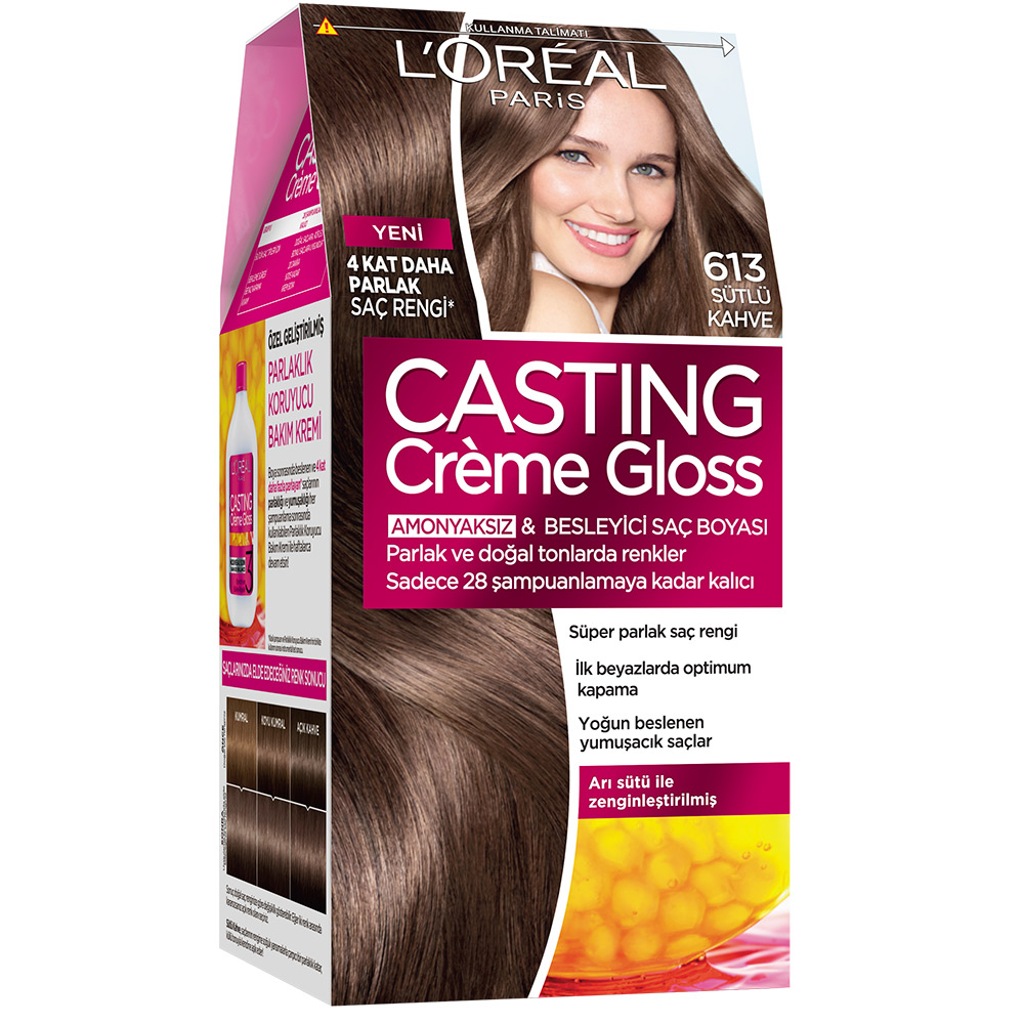 Loreal Casting Creme Gloss Saç Boayası 613 Küllü Kumral