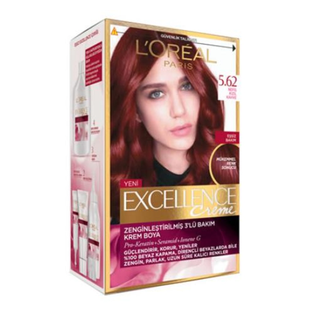 LOREAL Excellence Creme Saç Boyası 5.62 Kızıl Kahve Fiyatları ve