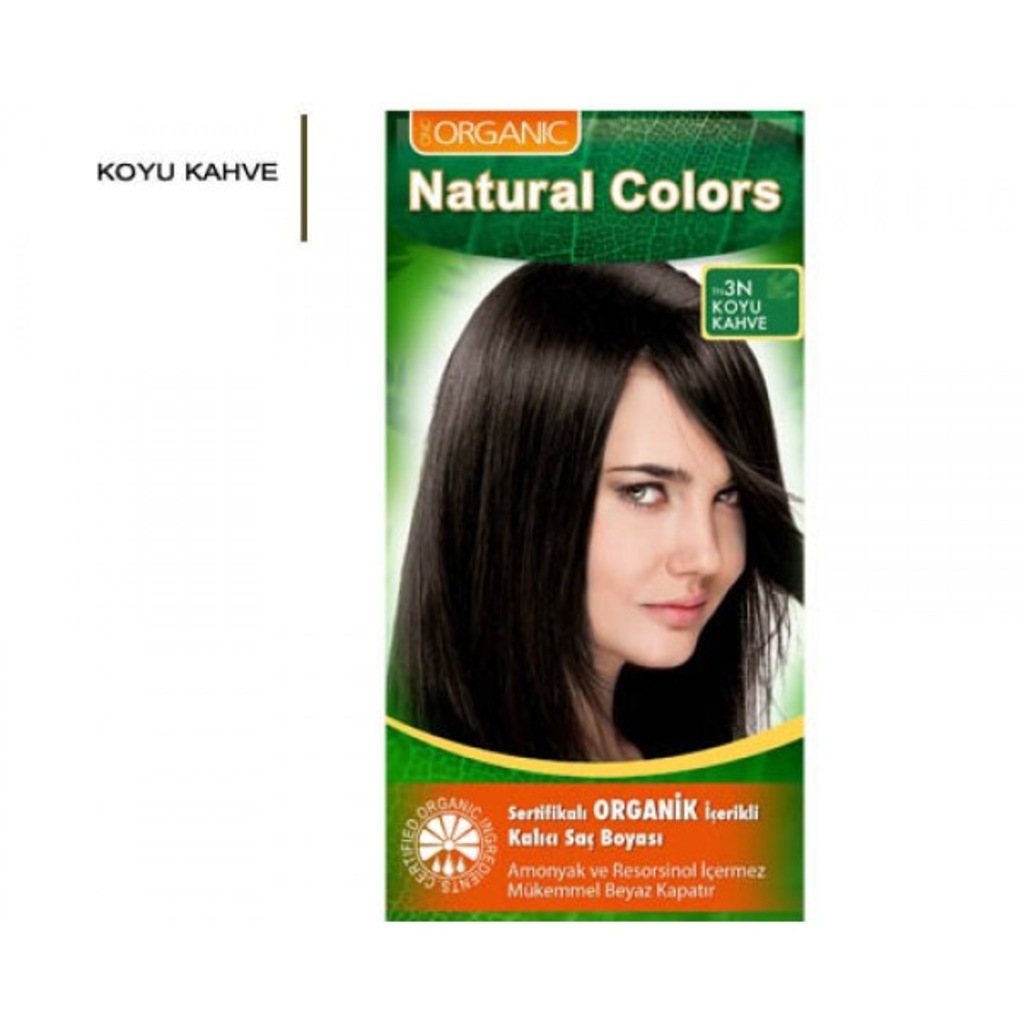 Natural Colors Organic Saç Boyası 3n koyu kahve Fiyatları ve Özellikleri