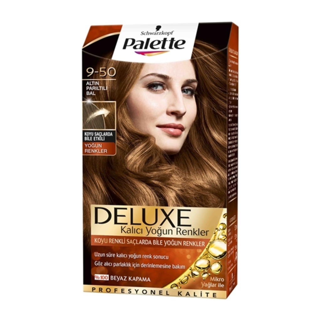 Palette Deluxe Saç Boyası 9.50 Altın Parıltılı Bal