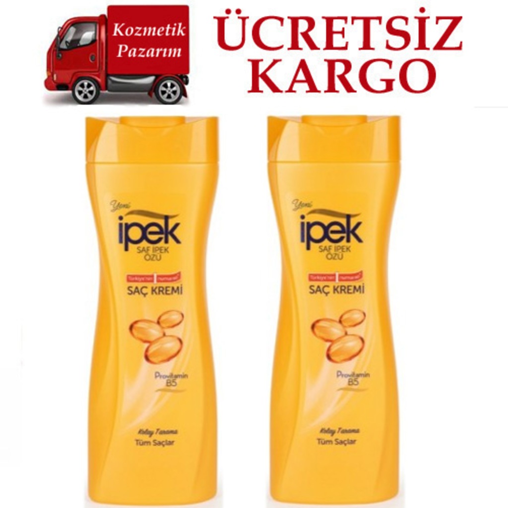 İpek Saç Kremi Tüm Saçlar İçin 600 Ml 2'li