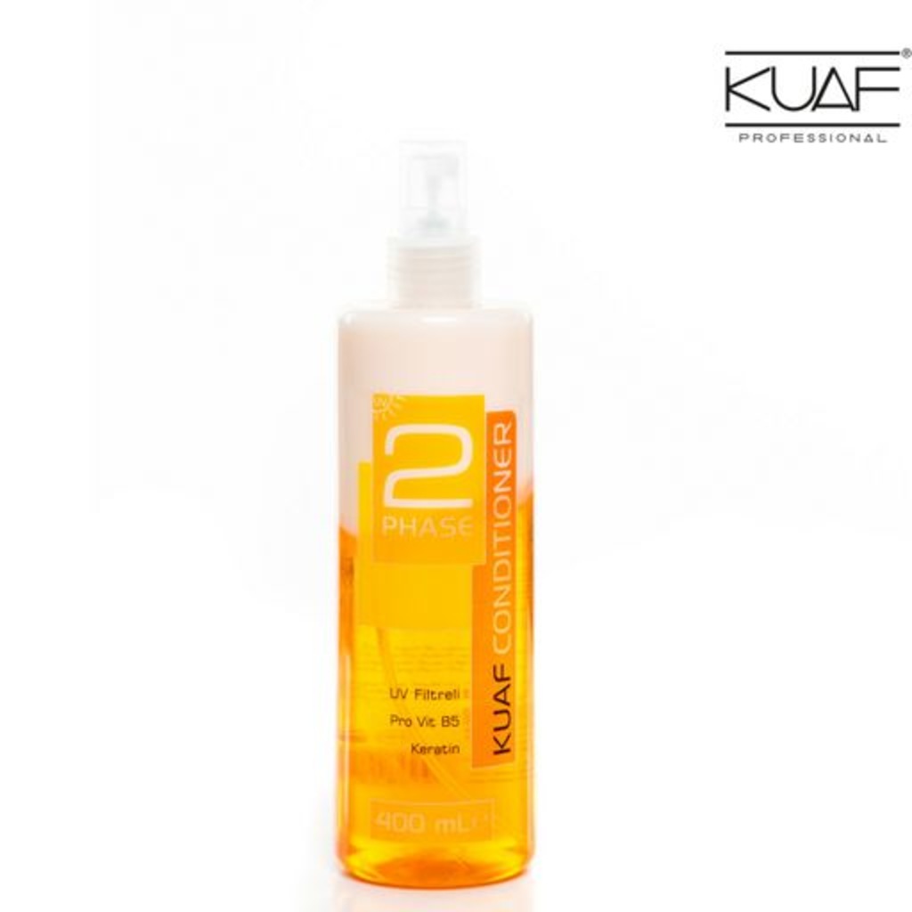 KUAF Conditioner Çift Fazlı Fön Suyu 400ml UV Filtreli