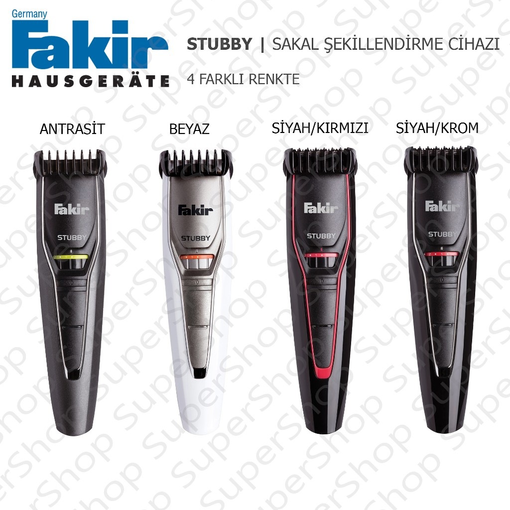 FAKİR STUBBY SAKAL ŞEKİLLENDİRME CİHAZI-ŞARJLI