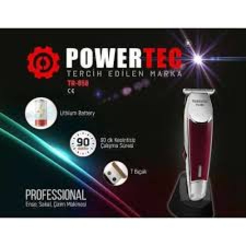 Powertec TR 658 Sakal Traş Makinesi Vücut Kılı Tıraş Makinası
