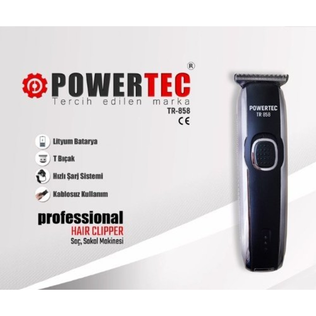 Powertec TR-858 Tıraş Makinesi