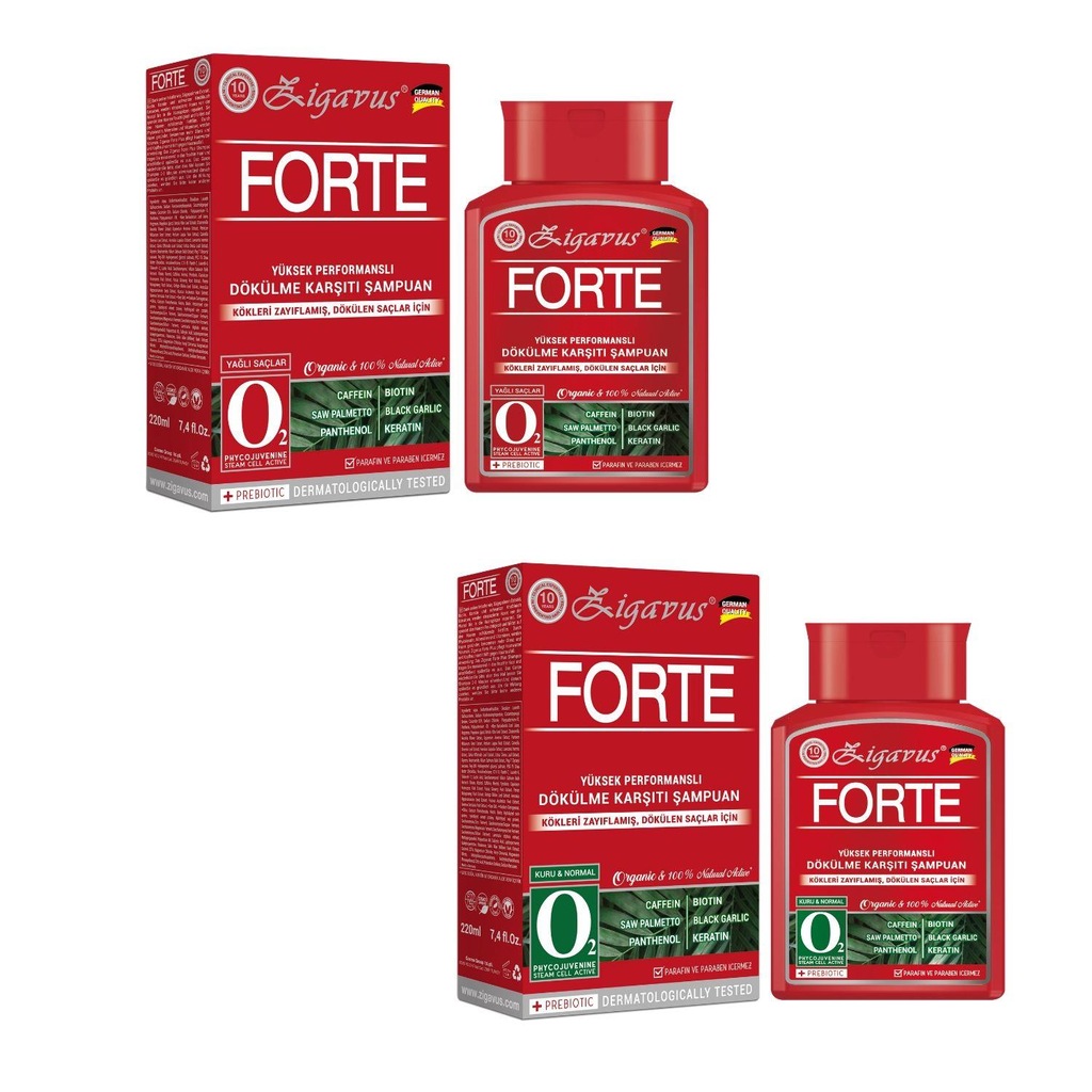 Zigavus Forte Ultra Clinical Şampuan 300ML
