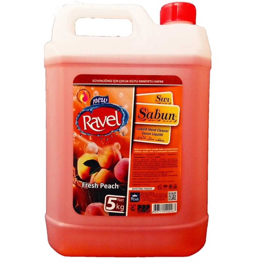 RAVEL 5 KG. MEYVE KOKULU SIVI EL SABUNU