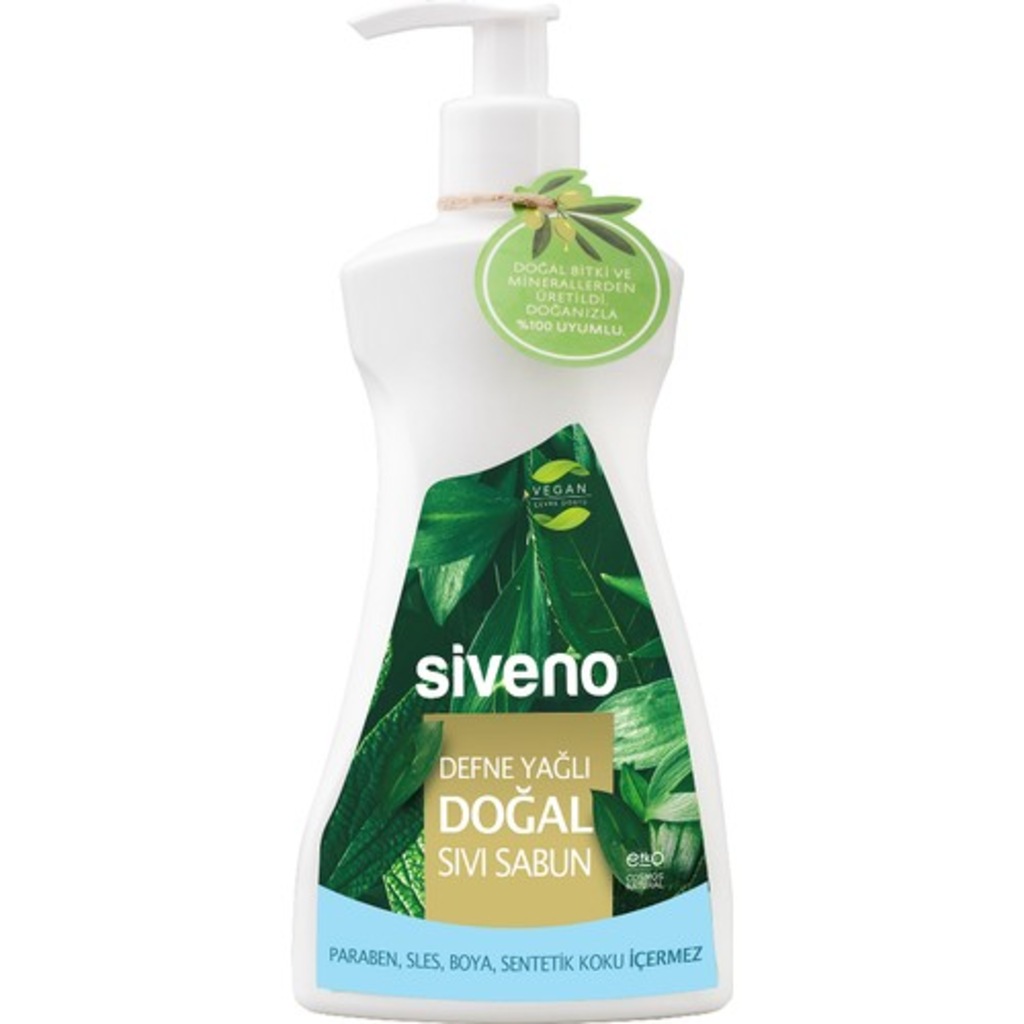 Siveno Defne Yağlı Doğal Sıvı Sabun 300 Ml Yeni