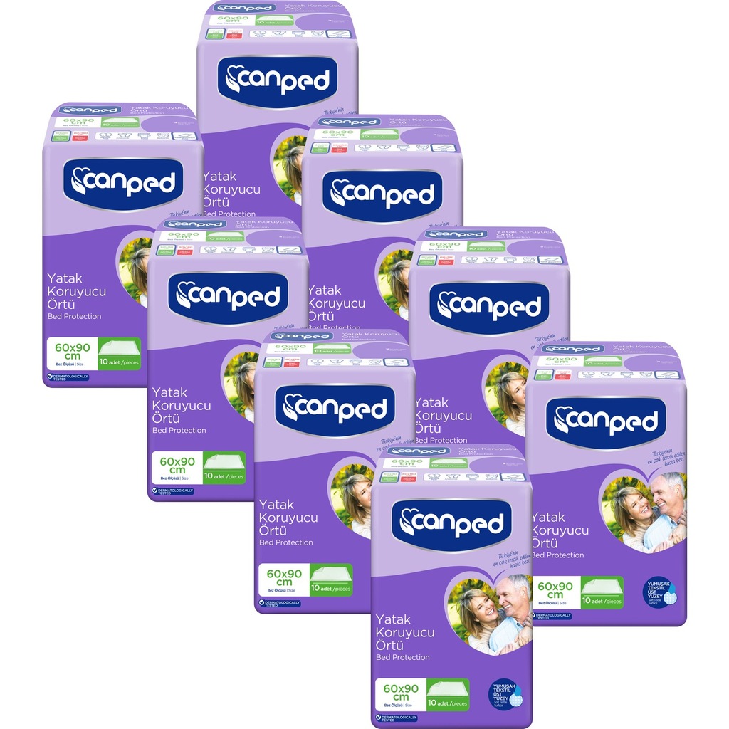 Canped 60x90cm Yatak Koruyucu Örtü 80 Adet