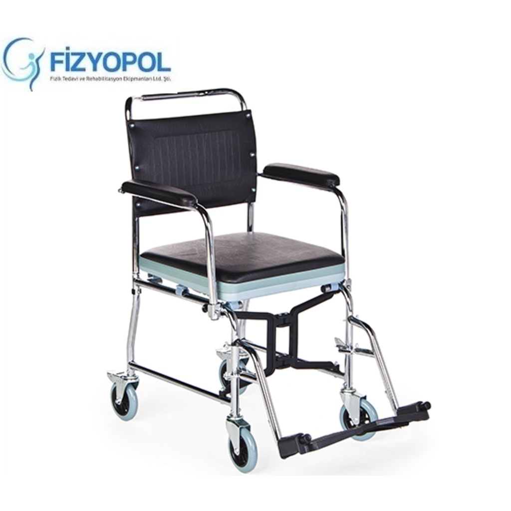 Poylin P 689 Tekerlekli Sandalye/ Banyo Tuvalet Sandalyesi