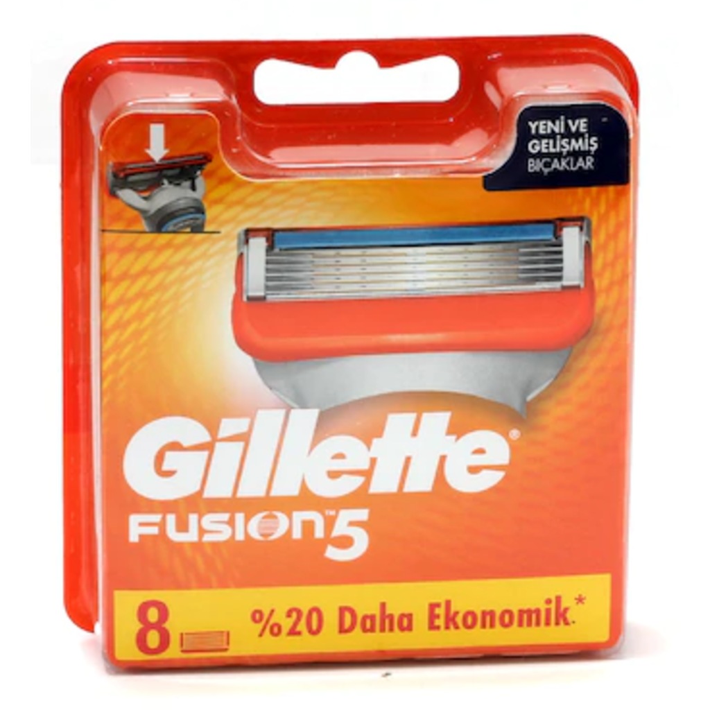 Gillette Fusion5 Tıraş Bıçağı Yedek 8 Lİ (4lü 2 Adet)