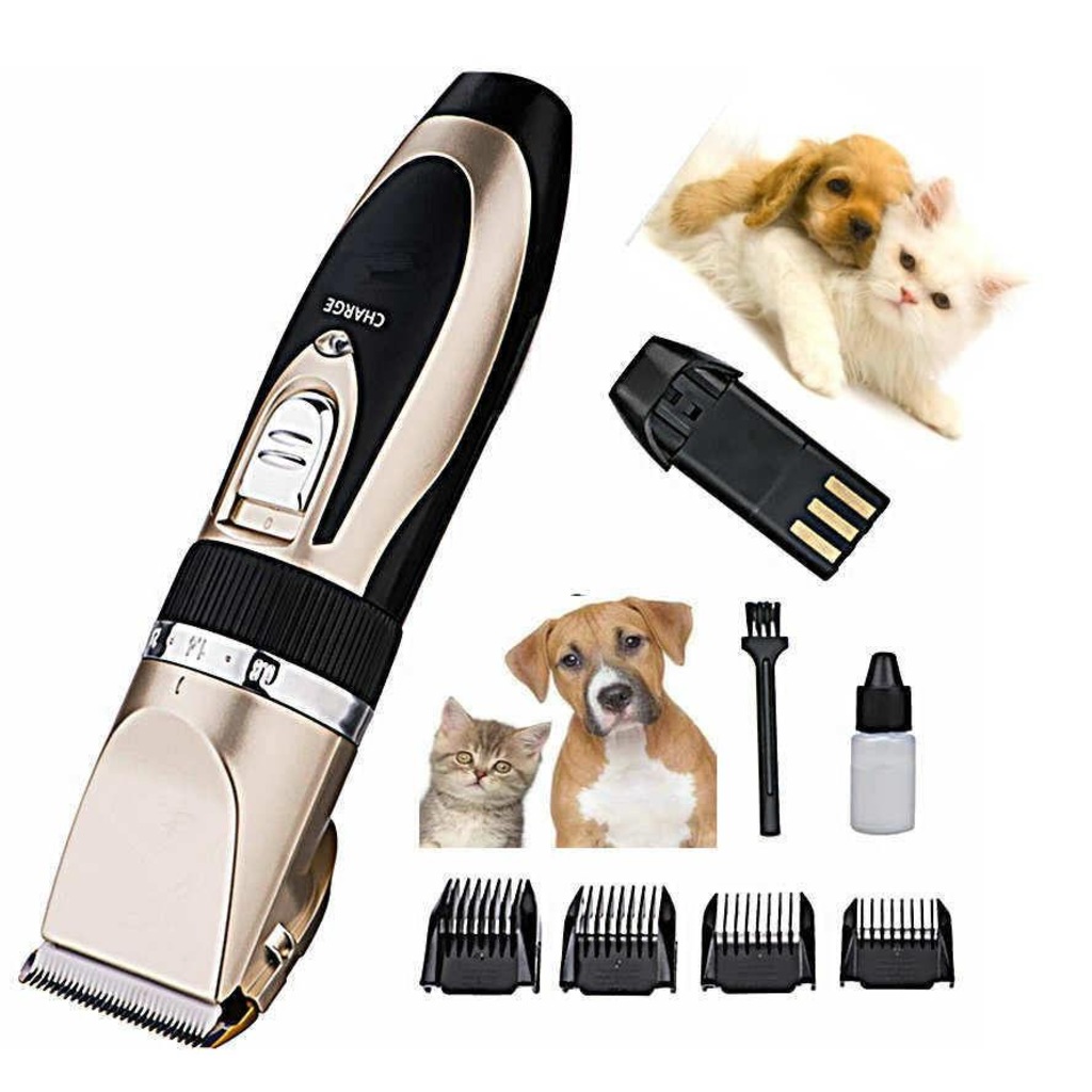 💥 Evcil Kedi Köpek Çift Bataryalı Tıraş Makinesi Traş Kuaför Set
