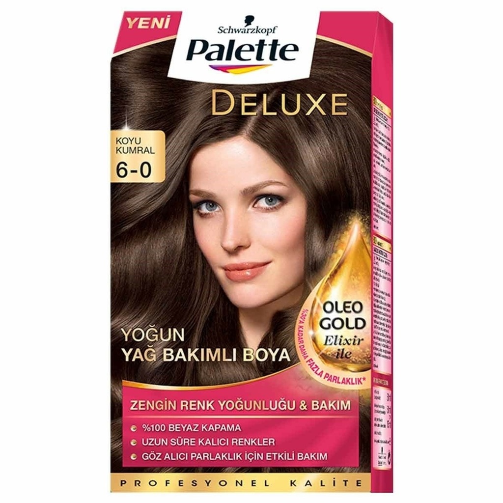 Palette Saç Boyası De Luxe Koyu Kumral 6-0