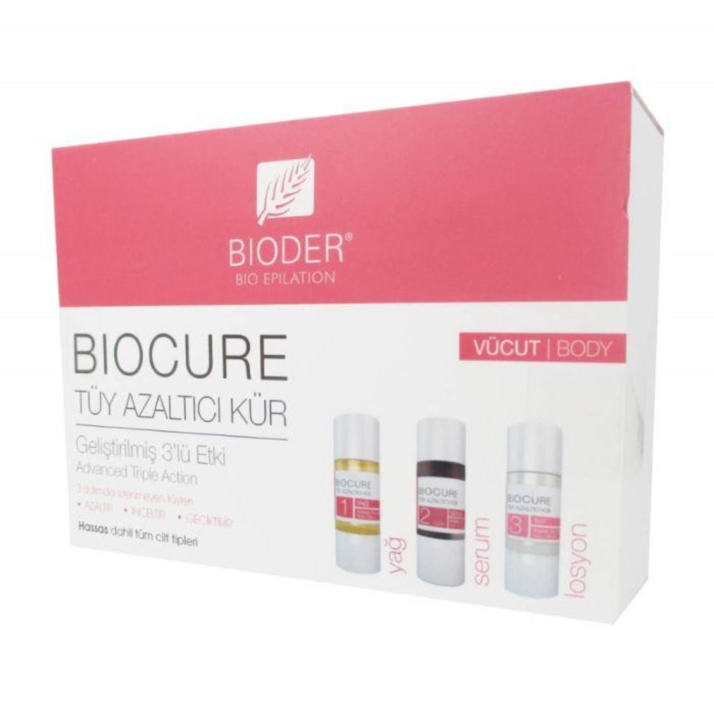 Bioder Biocure Tüy Azaltıcı Kür Vücut