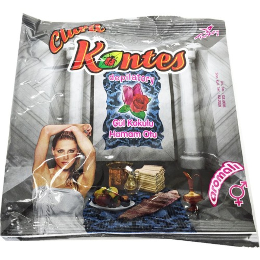 Hamam otu Tozu - KONTES - Tüy Dökücü