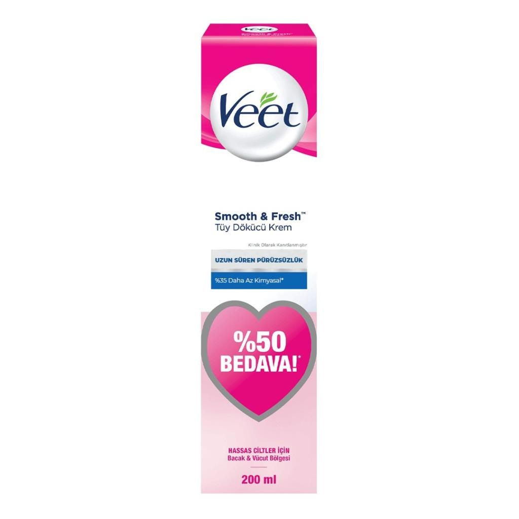Veet Smooth Fresh Hassas Ciltler Icin Tuy Dokucu Krem 200ml Fiyatlari Ozellikleri Ve Yorumlari En Ucuzu Akakce