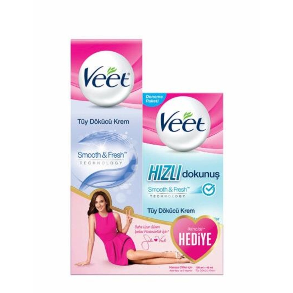 Veet Tüy Dökücü Krem Hassas 100ml Hediyeli