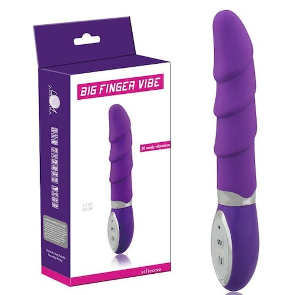 BIG FINGER VIBE 10 Farklı Titreşimli Lüks Teknolojik Vibratör
