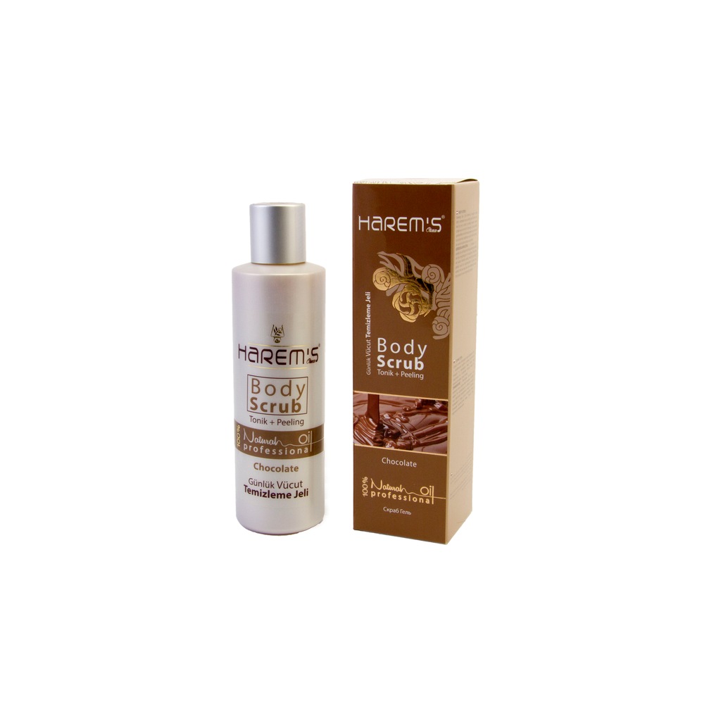 TONİK ETKİLİ ÇİKOLATA ÖZLÜ VÜCUT PEELİNGİ 200ML HAREMS