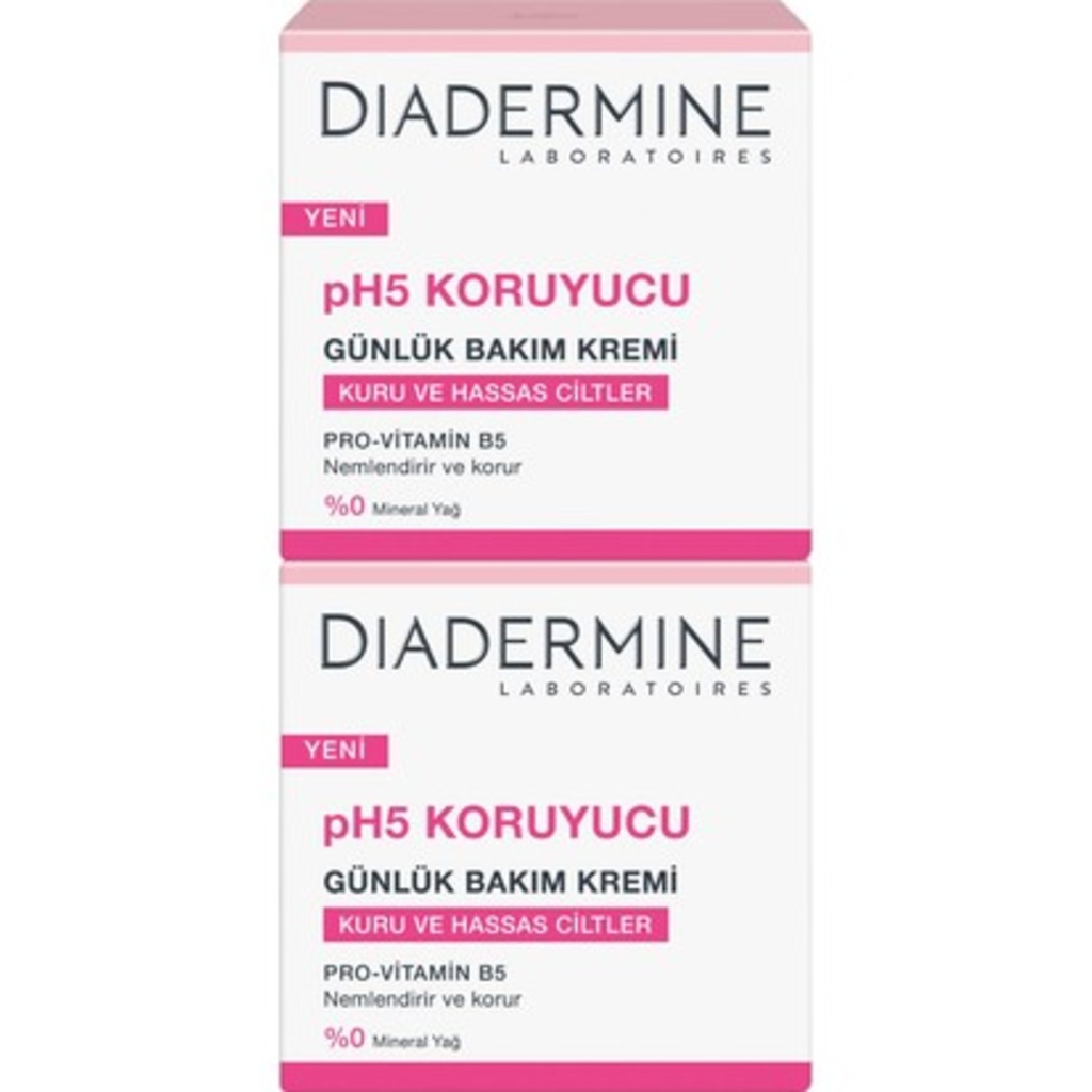 Diadermine 2li Nemlendirici krem kuru hassas cilt 50 + 50 ml