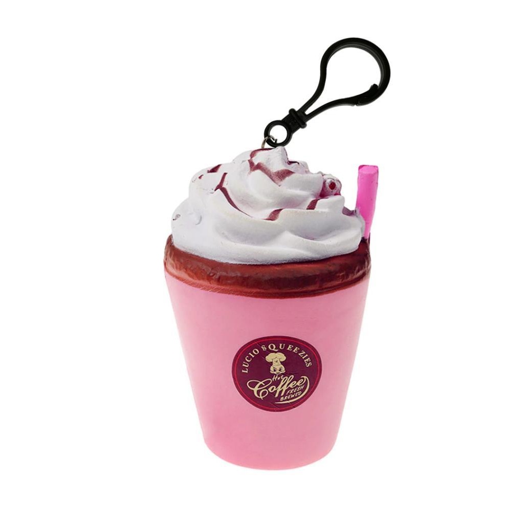 Milkshake Squishy Kokulu Oyuncak Sıkılabilen Sevimli Peluş Anahta