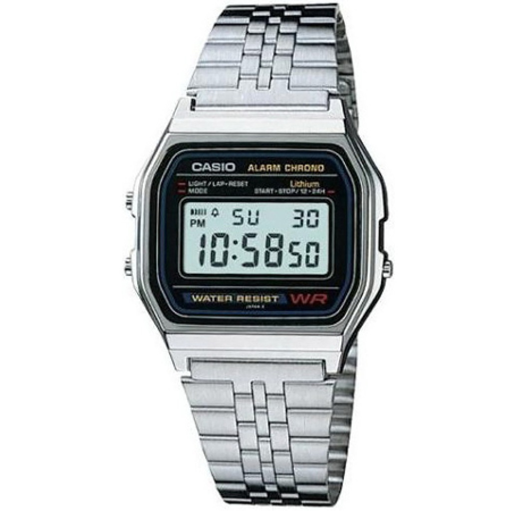 casio a159w black