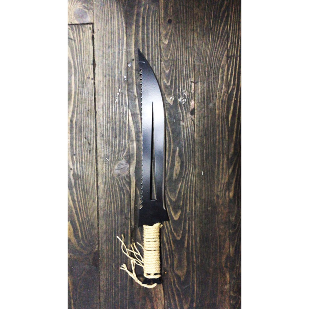 Dekoratif Çelik Kılıç - Parlak Siyah 55 cm - 003