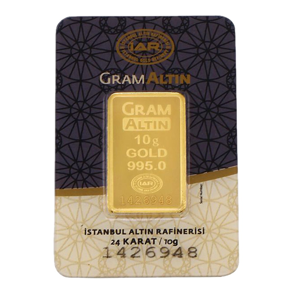 10 Gram Külçe Altın 24 Ayar