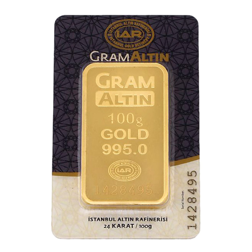 100 Gr Külçe Altın 24 Ayar