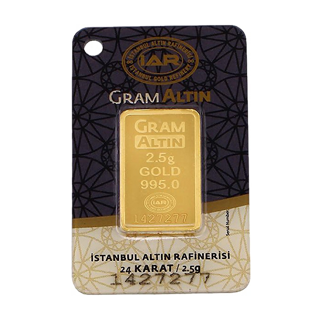 2,5 Gram Külçe Altın 24 Ayar