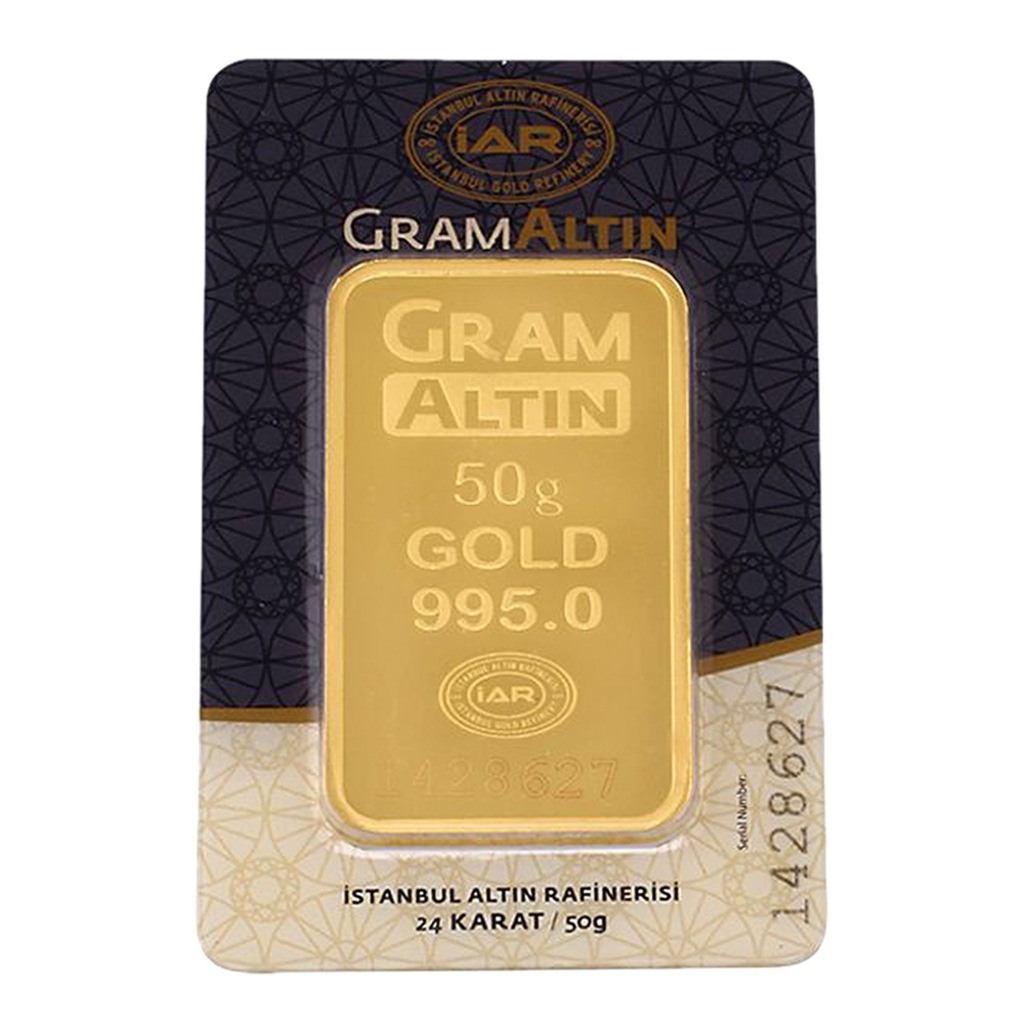 50 Gr Külçe Altın 24 Ayar