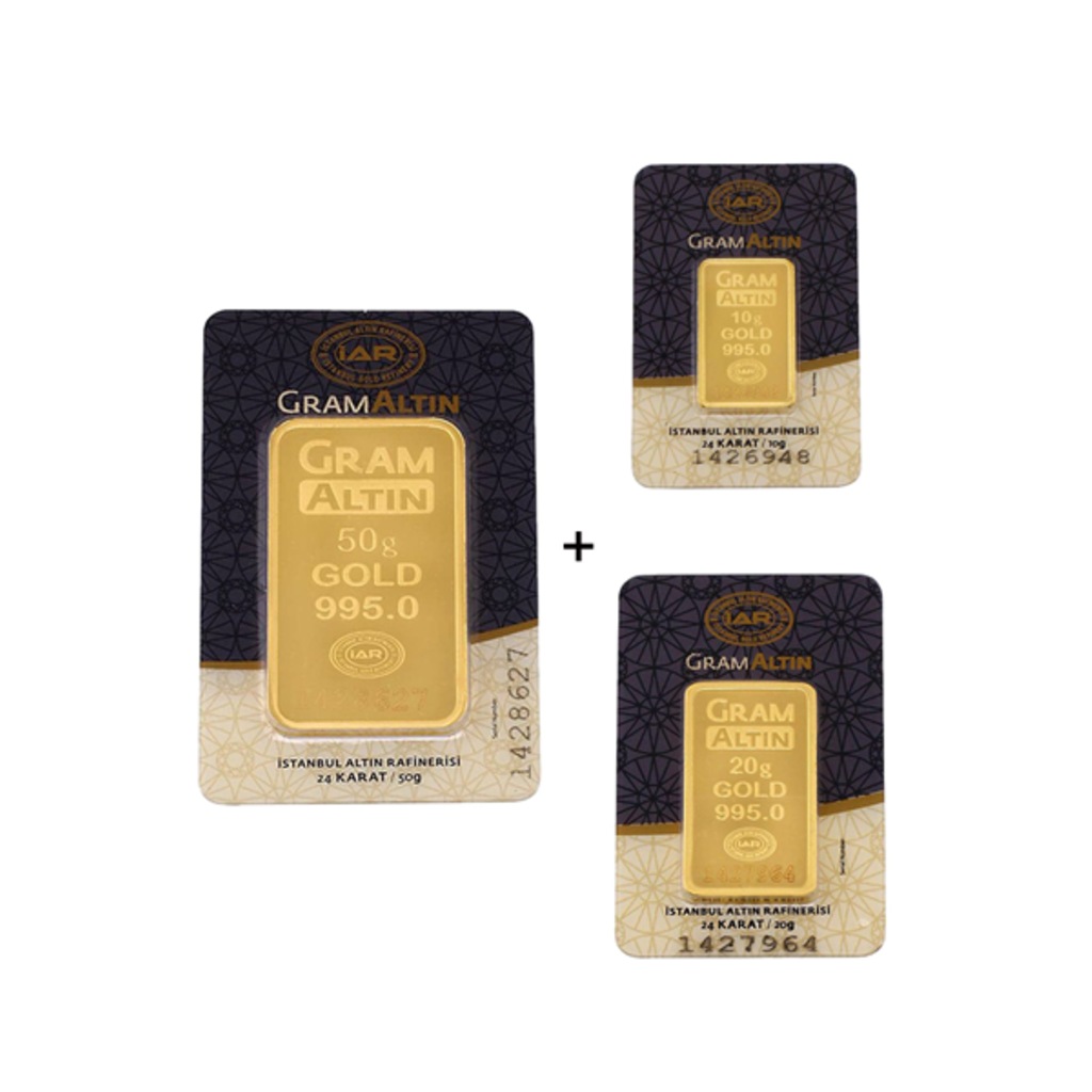 80 gr(gram) Külçe Altın 24 Ayar