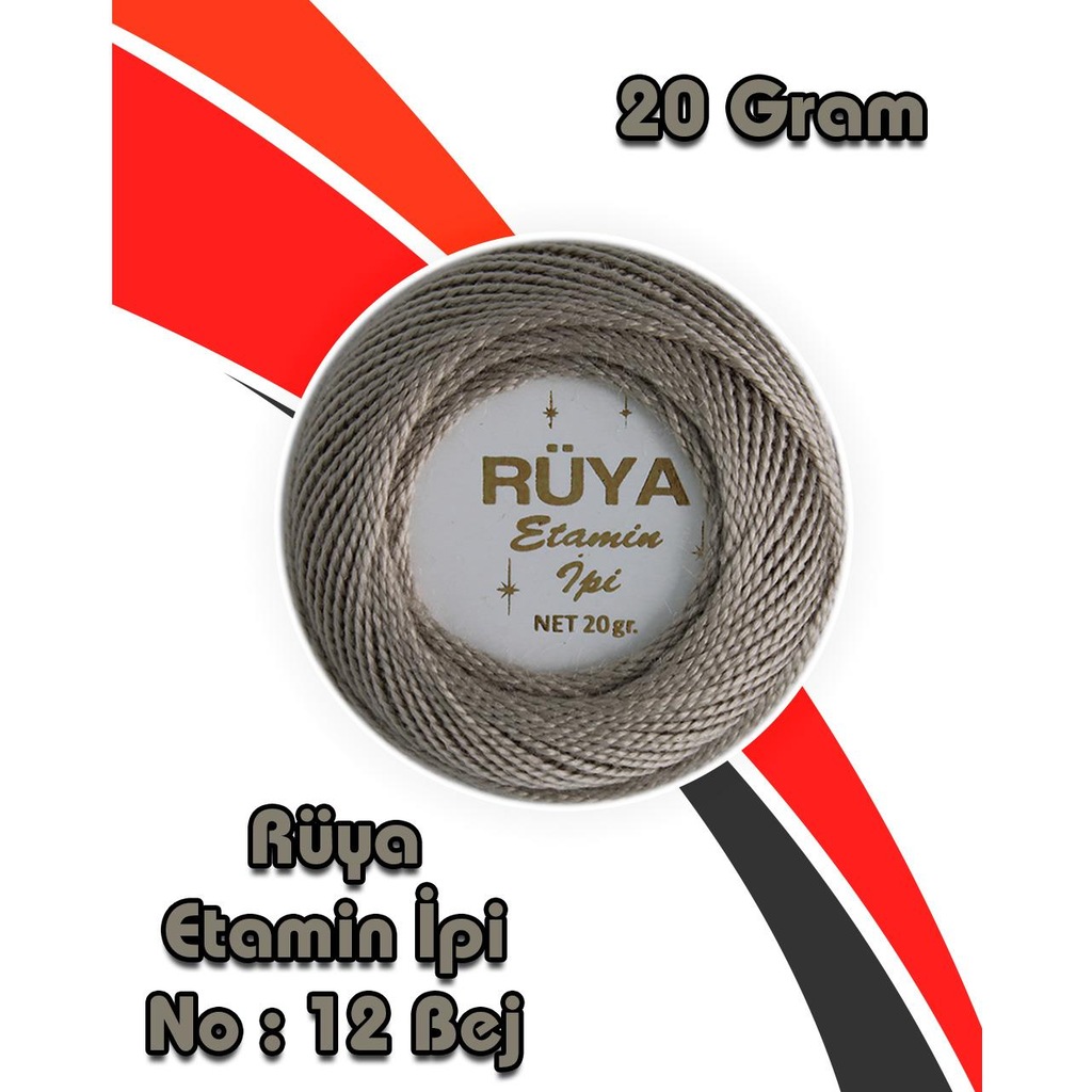 Etamin İpi Rüya 12 Bej - 20 Gram