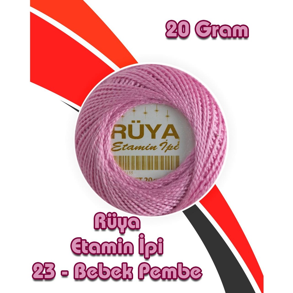 Etamin İpi Rüya 23 Bebek Pembe - 20 Gram