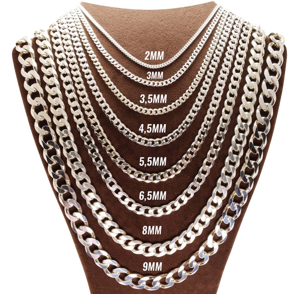 Gümüş Gurmet Zinciri Erkek Bayan Gümüş Kolye Zincir