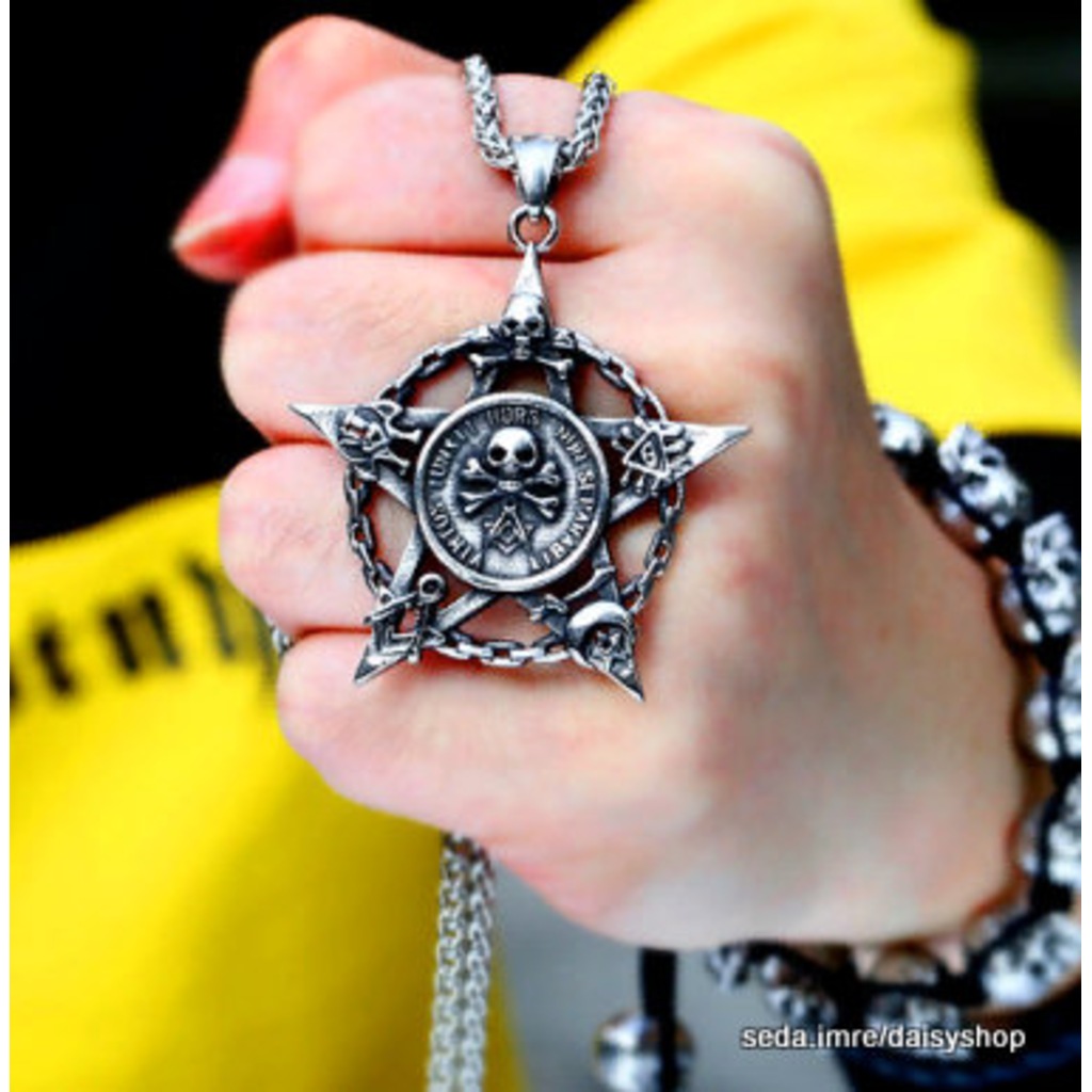 Virtus junxit Mors Non Separabit Masonik Kolye Fiyatları